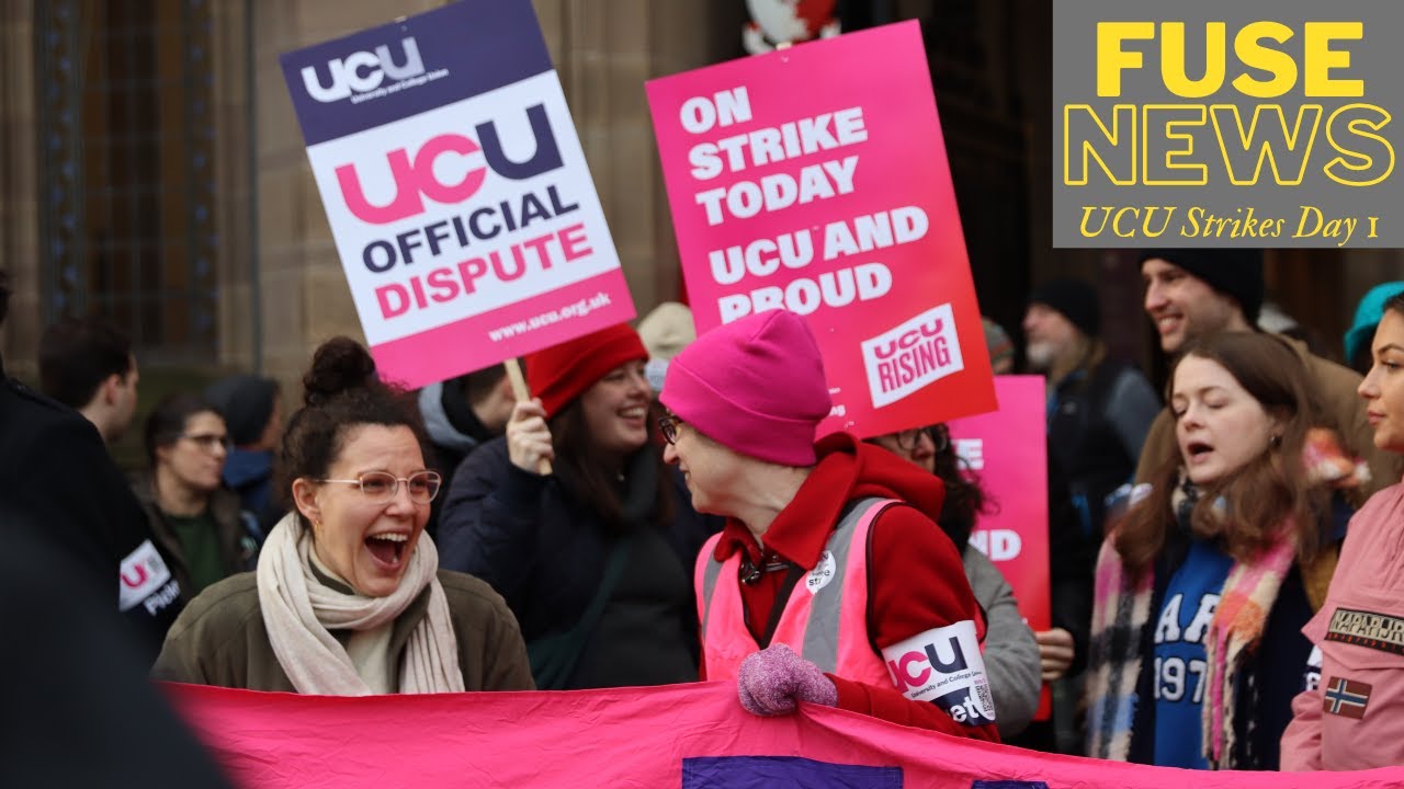 UCU strikes at the University of Manchester | 24th November 2022 | Fuse News